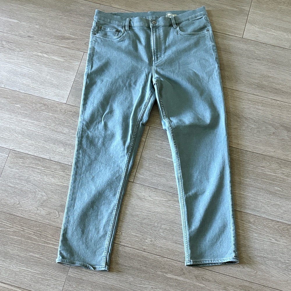 Men’s Faherty Sunwashed Blue Jeans 36x30 - Picture 5 of 7